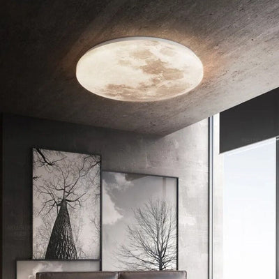 Plafonnier Design Led de Formes Ovales Style Minimaliste Loft - Lumiine