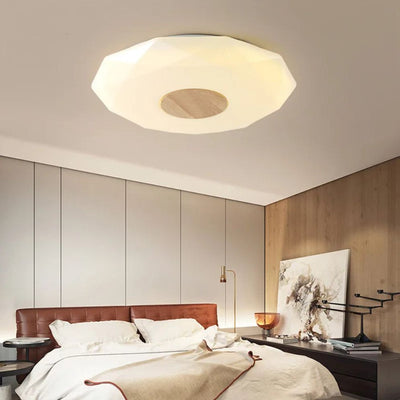 Plafonnier Design Led Géométrique Diamant Bwart - Lumiine