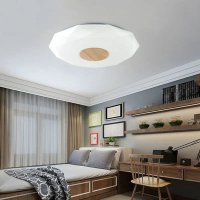 Plafonnier Design Led Géométrique Diamant Bwart - Lumiine