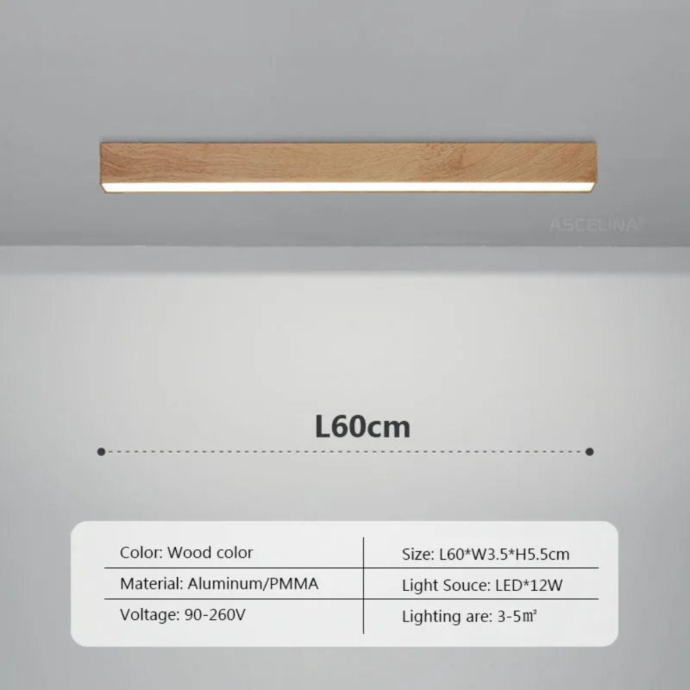 Plafonnier en Bois Design Décoration Intérieure Élégante - Lumiine
