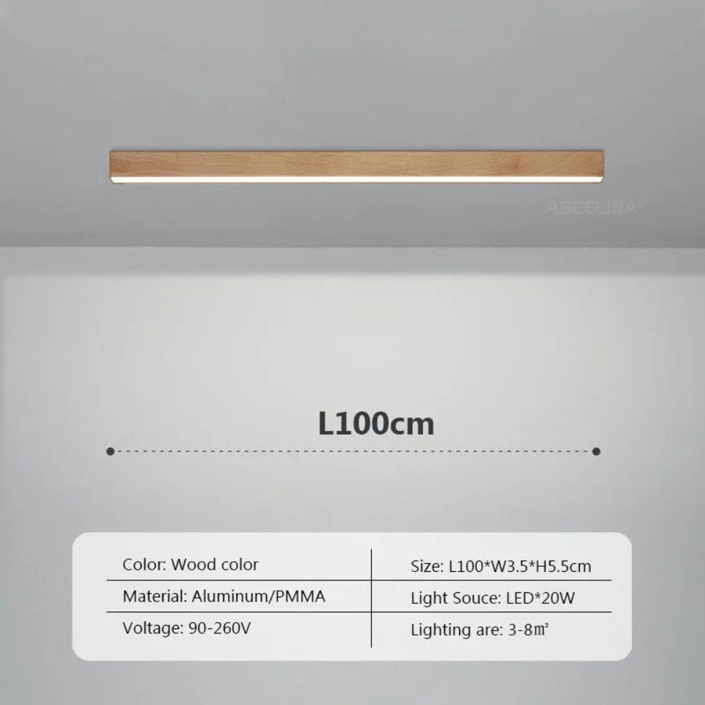 Plafonnier en Bois Design Décoration Intérieure Élégante - Lumiine
