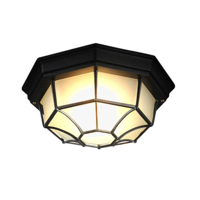 Plafonnier Extérieur Vintage Géométrique pour Jardin - Lumiine