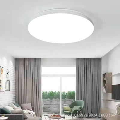 Plafonnier Led Acrylique Doré Moderne Ultrafin - Lumiine
