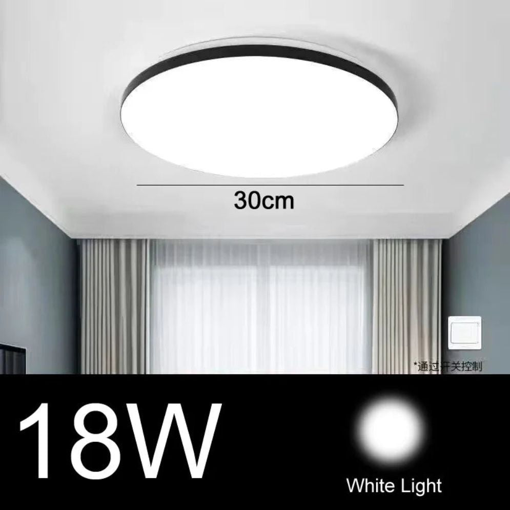 Plafonnier Led Acrylique Doré Moderne Ultrafin - Lumiine
