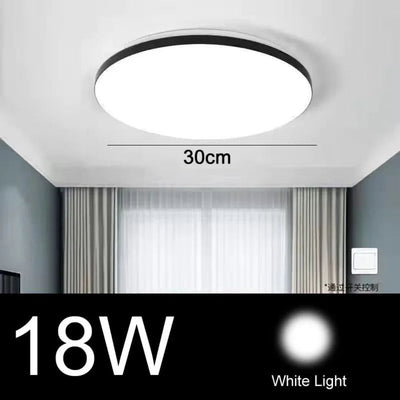 Plafonnier Led Acrylique Doré Moderne Ultrafin - Lumiine
