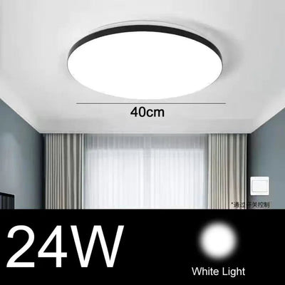 Plafonnier Led Acrylique Doré Moderne Ultrafin - Lumiine
