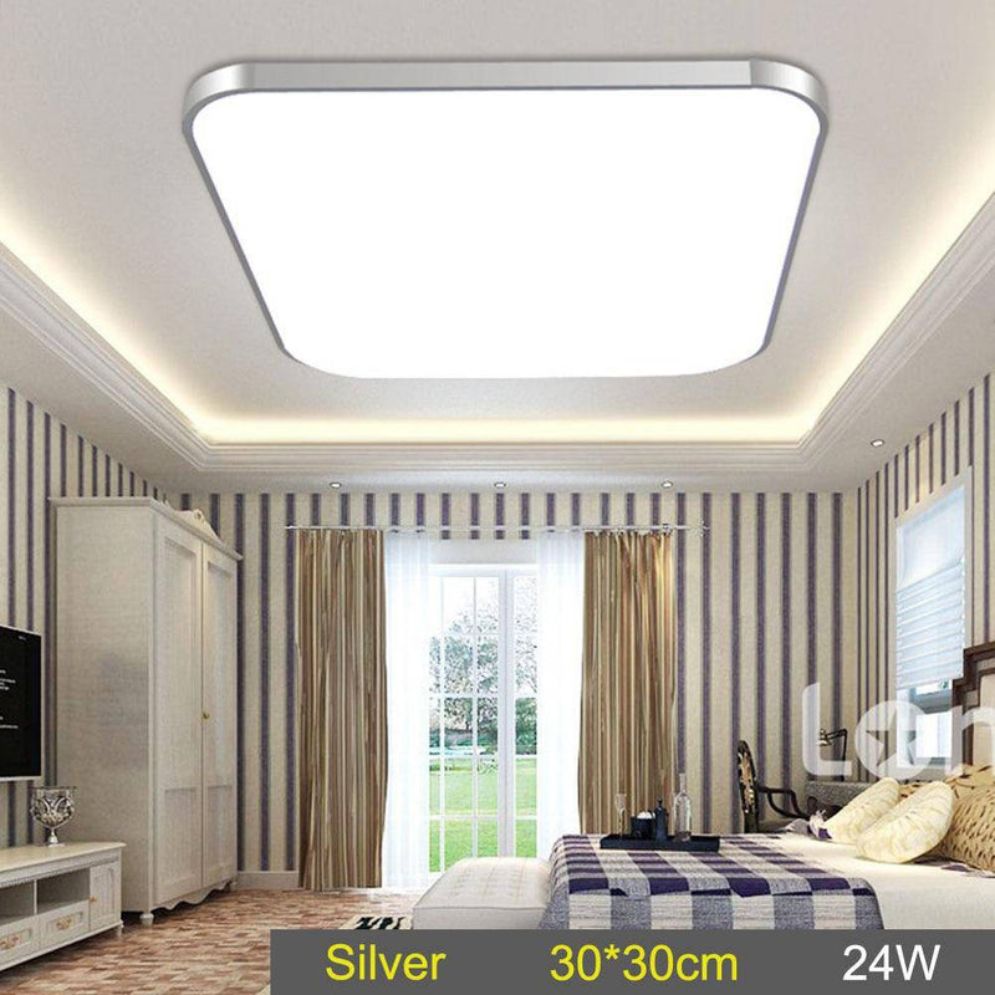 Plafonnier Led Carré et Bord Arrondis Surface - Lumiine