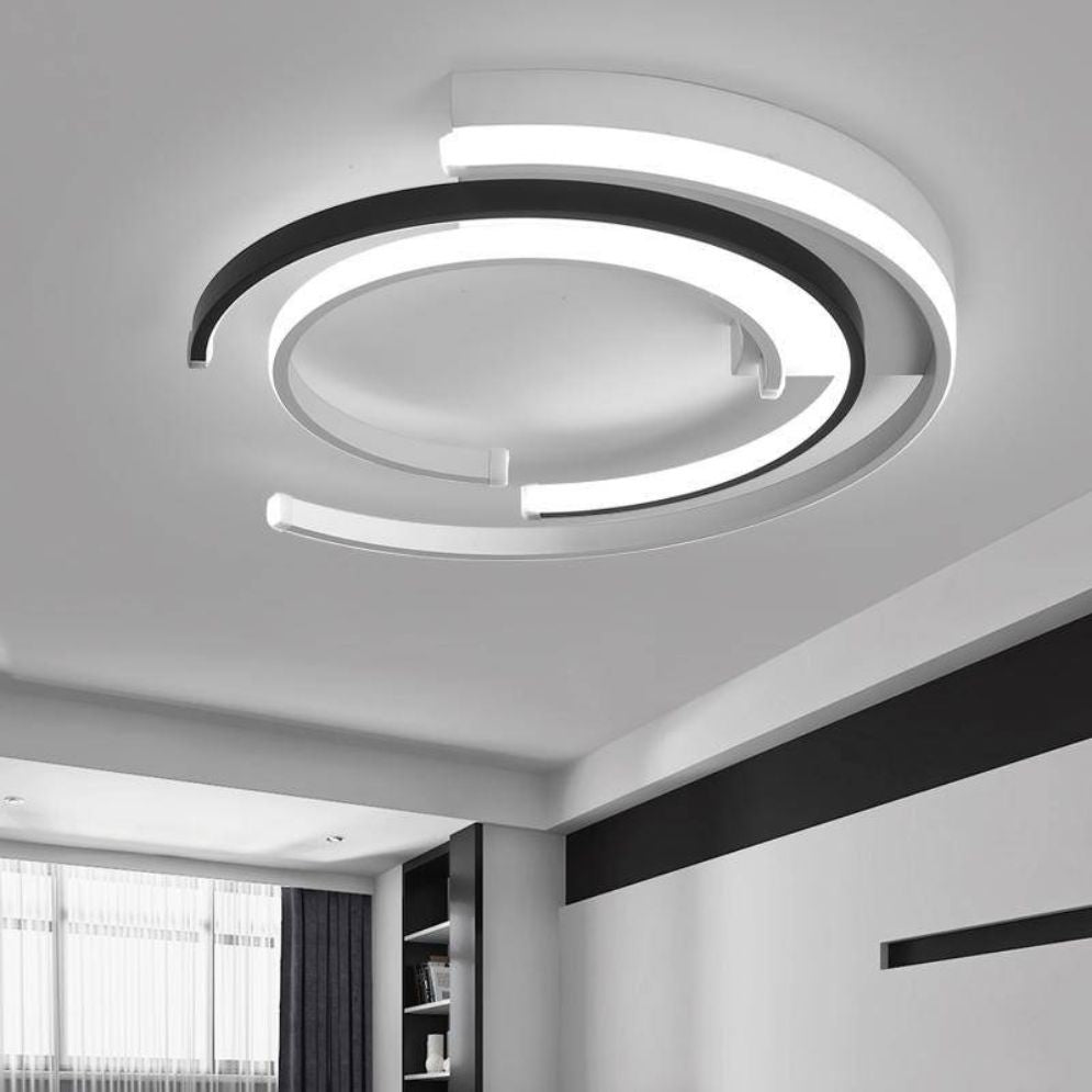Plafonnier Led Chambre Arc De Cercle Moderne 36W 52W