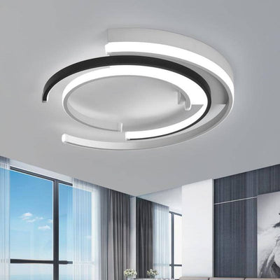 Plafonnier Led Chambre Arc De Cercle Moderne 36W 52W