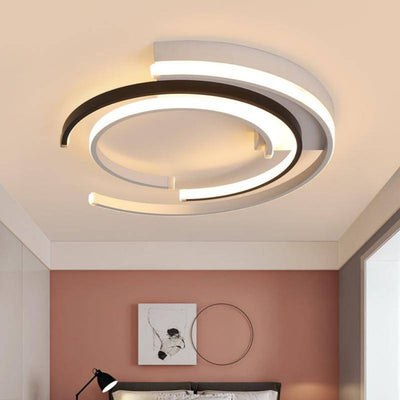 Plafonnier Led Chambre Arc De Cercle Moderne 36W 52W