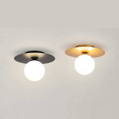 Plafonnier Led Design Nordique Doré Minimaliste - Lumiine