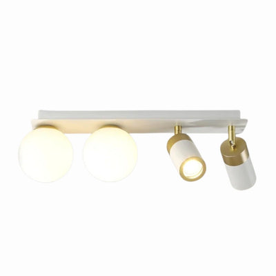 Plafonnier Led Design Nordique en Verre Luminaire Décoratif - Lumiine