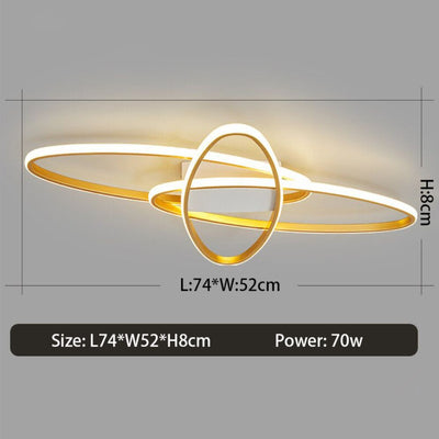 Plafonnier Dimmable Nordique Montage Surface Design Moderne - Lumiine