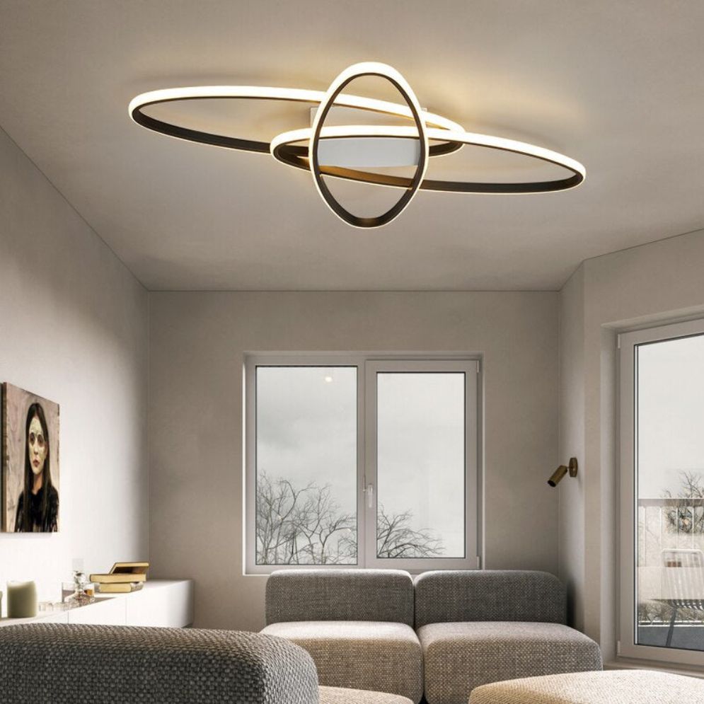 Plafonnier Dimmable Nordique Montage Surface Design Moderne - Lumiine