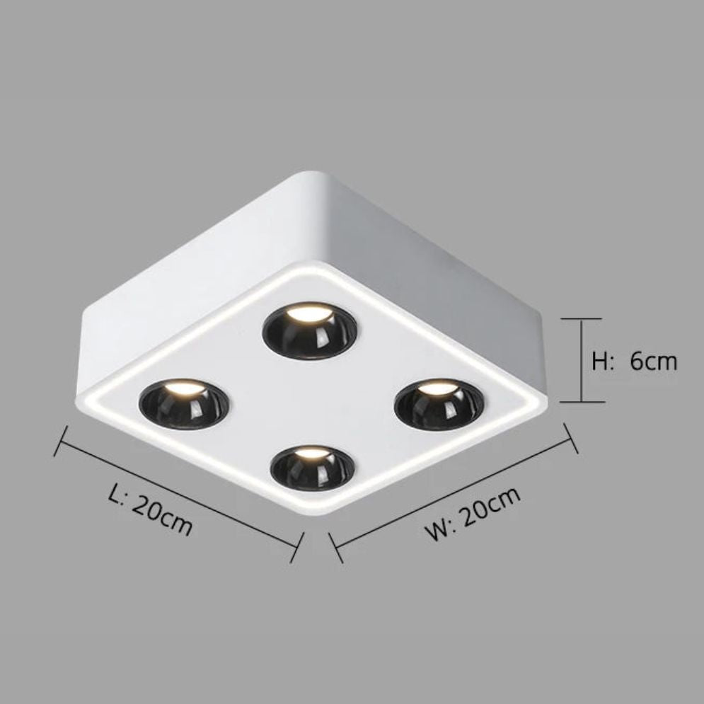 Plafonnier Led Spot Monté en Surface de Haute Qualité - Lumiine
