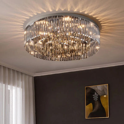 Plafonnier Led Moderne en Cristal Luminaire Décoratif D'intérieur