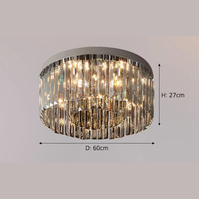 Plafonnier Led Moderne en Cristal Luminaire Décoratif D'intérieur