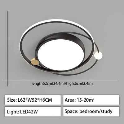 Plafonnier led Moderne Luxe pour Intérieur Design Élégant - Lumiine