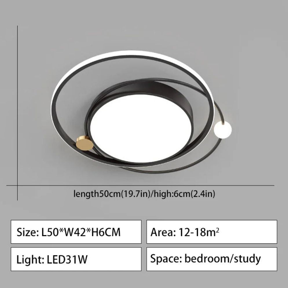Plafonnier led Moderne Luxe pour Intérieur Design Élégant - Lumiine