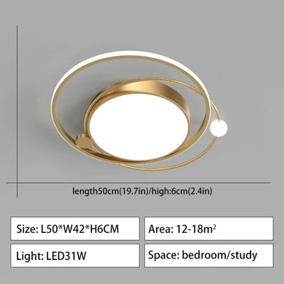 Plafonnier led Moderne Luxe pour Intérieur Design Élégant - Lumiine