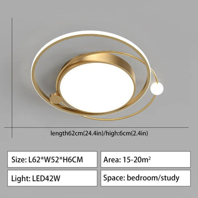 Plafonnier led Moderne Luxe pour Intérieur Design Élégant - Lumiine