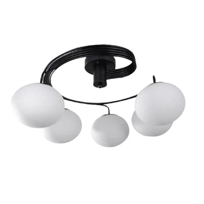 Plafonnier Led Nordique Moderne en Verre pour Décoration Maison - Lumiine