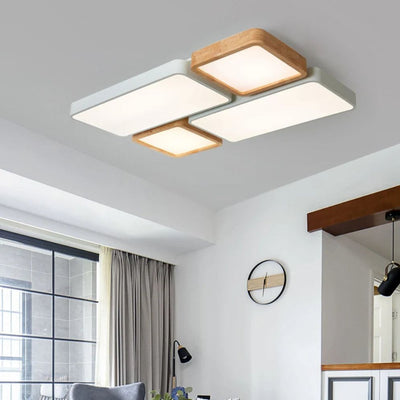 Plafonnier Led Rectangulaire de Couleur Dining - Lumiine