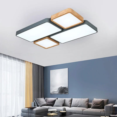 Plafonnier Led Rectangulaire de Couleur Dining - Lumiine