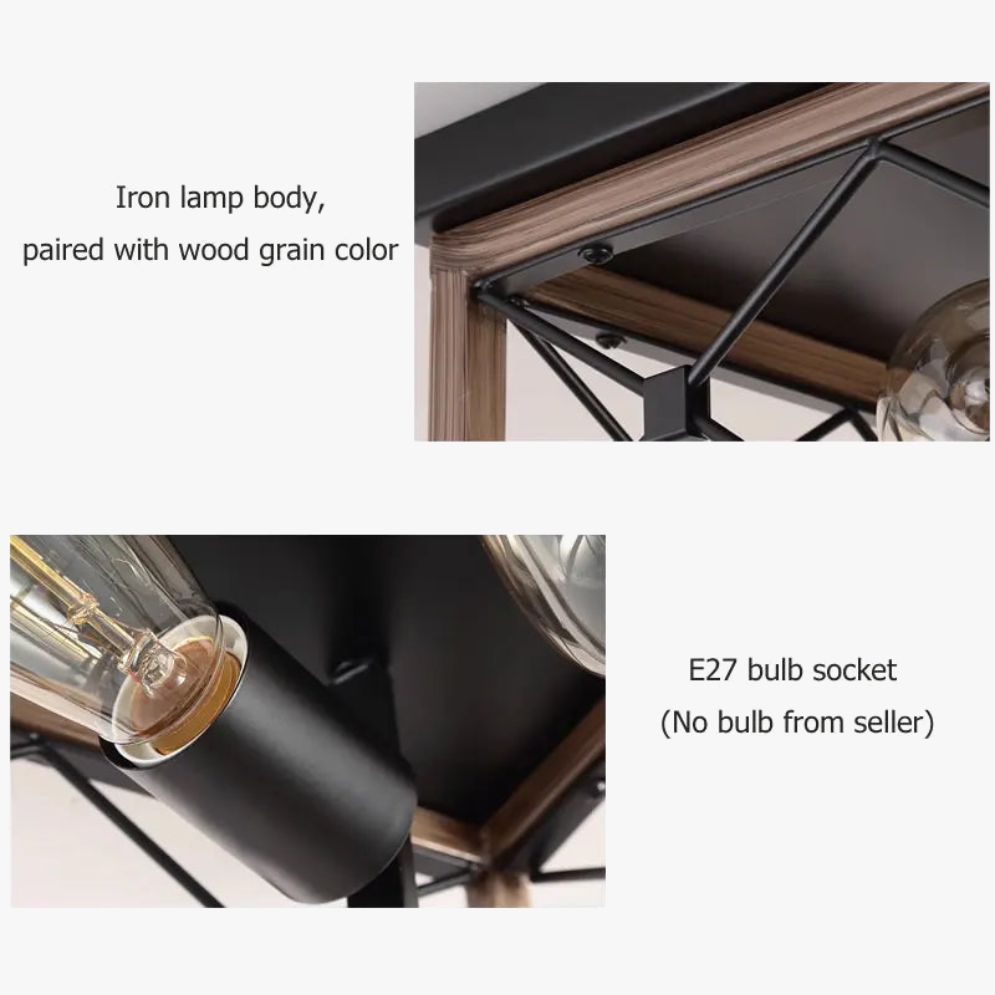 Plafonnier Led Ultra Mince Carré pour Lumières