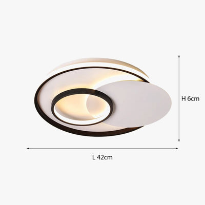 Plafonnier Moderne à Leds en Aluminium - Lumiine