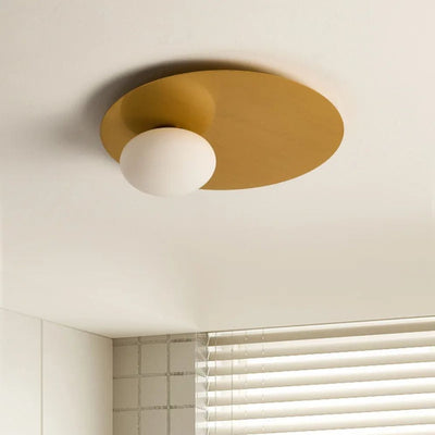 Plafonnier Moderne Led avec Globe en Verre Duna - Lumiine