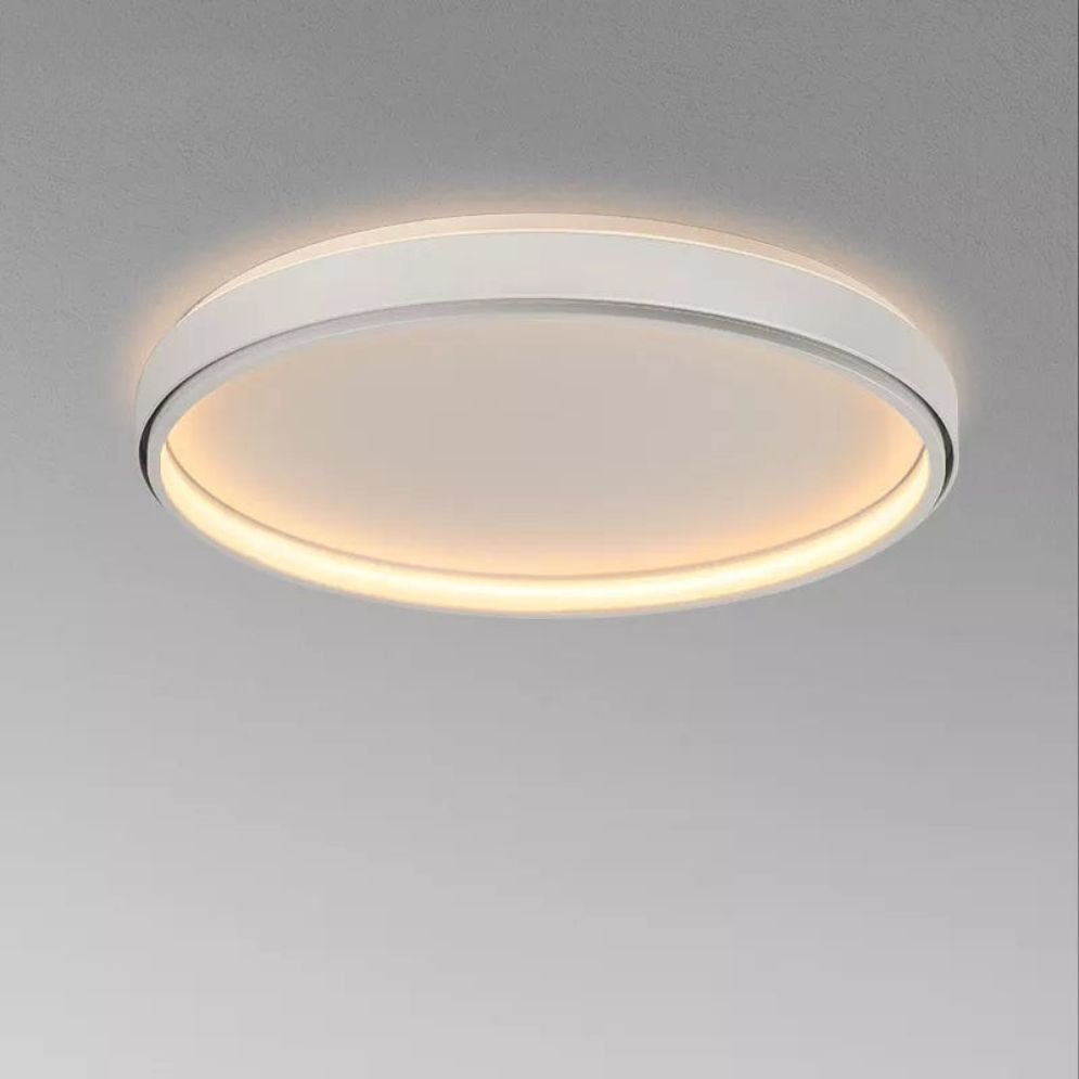 Plafonnier Moderne Rond Étanche pour Intérieur Design Élégant - Lumiine