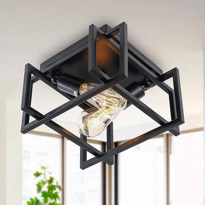  Plafonnier Vintage Américain Rétro pour Cuisine et Salon - Lumiine