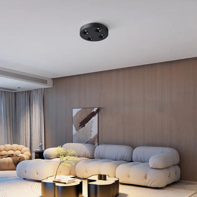 Plafonniers Minces Encastrés Spots Panneau Lumineux Rond - Lumiine
