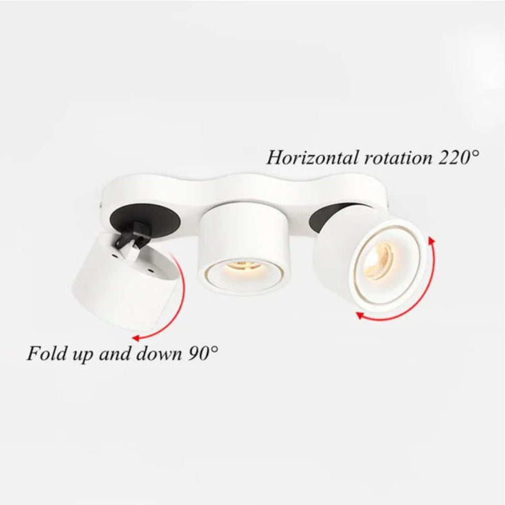 Projecteur Led Encastrable avec Angle Réglable et Rotation
