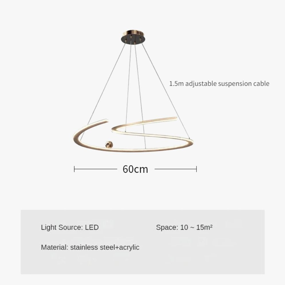 Suspension Design Comptoir Bar Salle Étude Minimaliste Créative Île Italienne