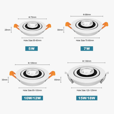 Spot Led Encastrable Ultra Fin Éclairage Moderne Design - Lumiine