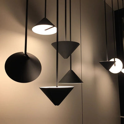 Suspension Aluminium En Forme De Cône - Lumiine