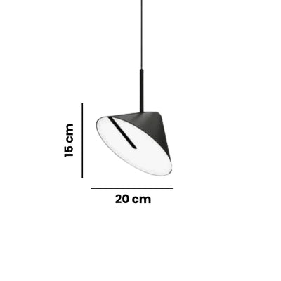 Suspension Aluminium En Forme De Cône - Lumiine
