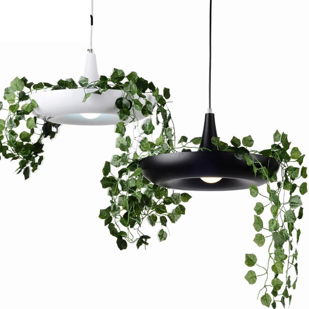 Suspension avec Plante Verte Trazos - Lumiine