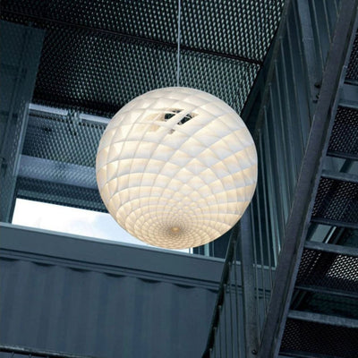 Suspension Blanche Design Italien Décoration Esthétique - Lumiine