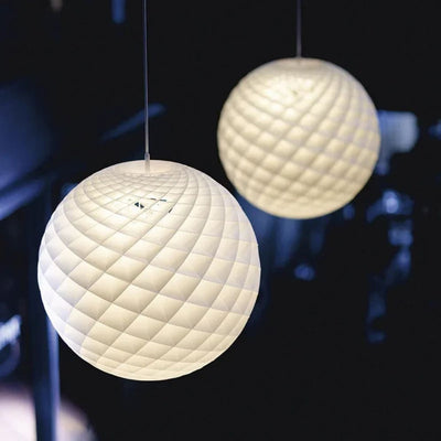 Suspension Blanche Design Italien Décoration Esthétique - Lumiine