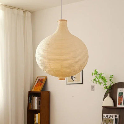 Suspension Boule Papier Wicker - Lumiine