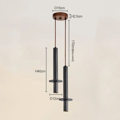 Suspension Ciment Cylindre Aplomb