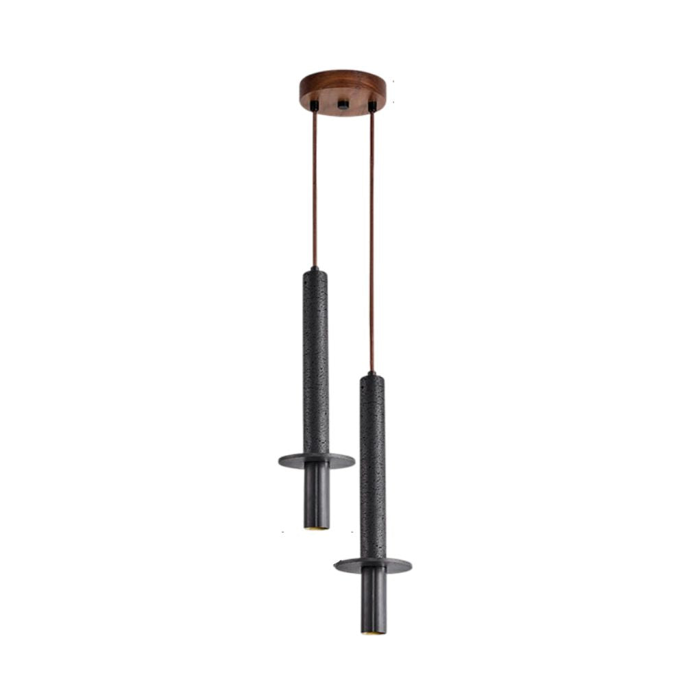 Suspension Ciment Cylindre Aplomb - Lumiine