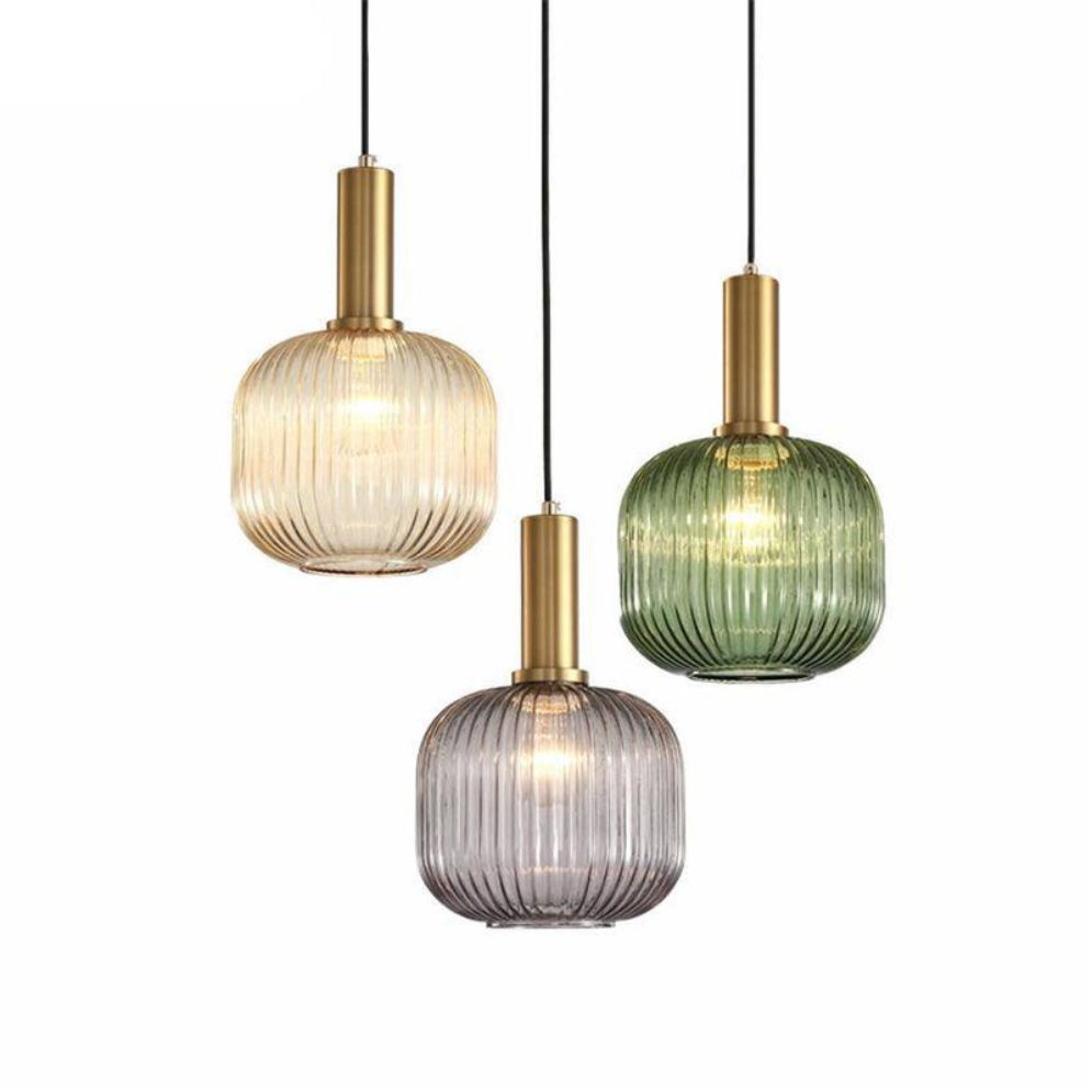 Suspension Colorées en Verre Scandinave - Lumiine

