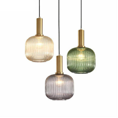 Suspension Colorées en Verre Scandinave - Lumiine

