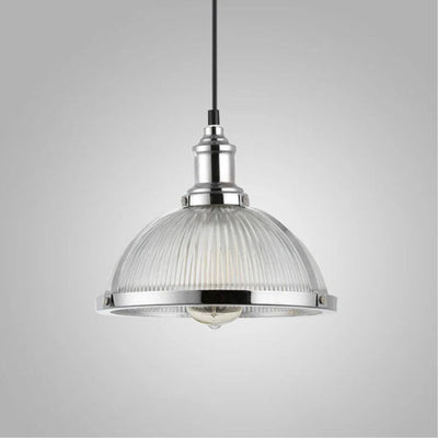 Suspension Design Led avec Abat-Jour en Verre Coloré Brossé - Lumiine