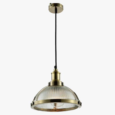 Suspension Design Led avec Abat-Jour en Verre Coloré Brossé - Lumiine