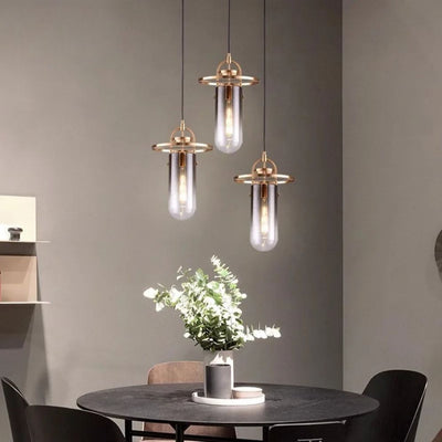 Suspension Design à LED avec Abat-Jour en Verre Créative - Lumiine
